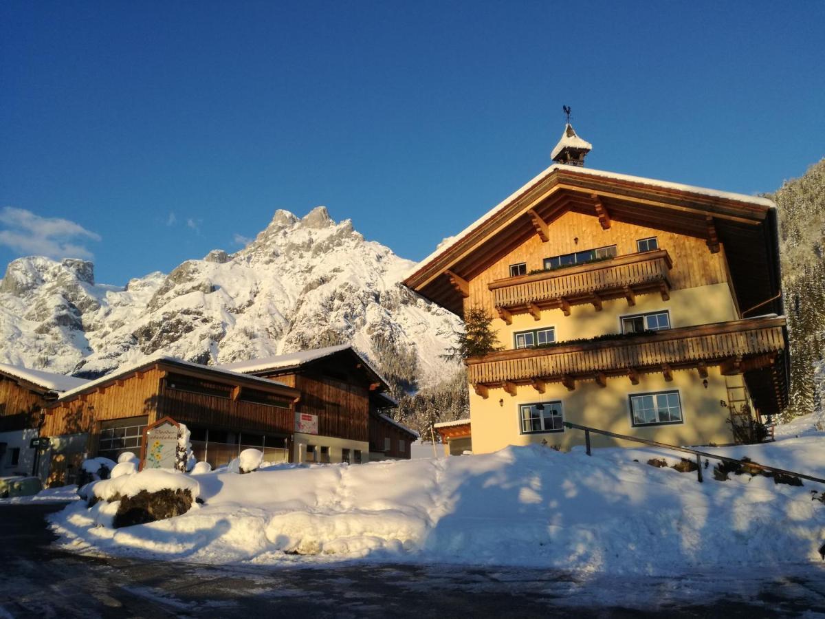 Hotel Bio Bauernhof Vorderoberlehen Werfenweng Exterior foto